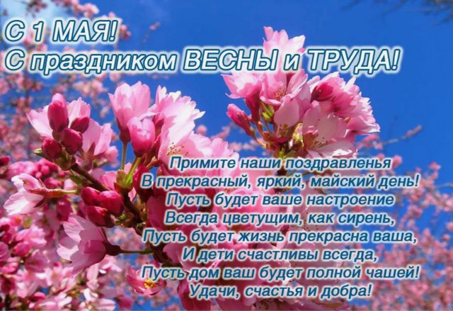 "ДЕНЬ ВЕСНЫ И ТРУДА"